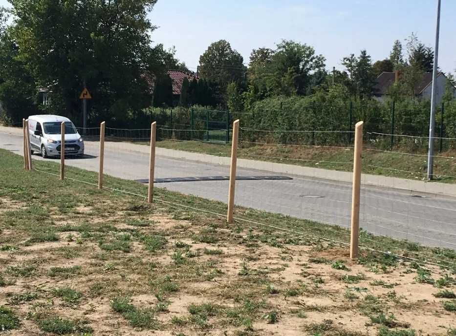 Słupek bal pal ogrodzeniowy drewniany dł230cm fi10cm HIT ze Swadzimia