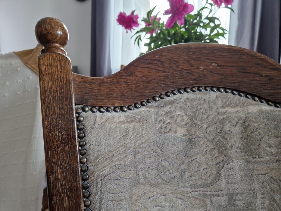 Krzesła holenderskie dębowe 6 szt.