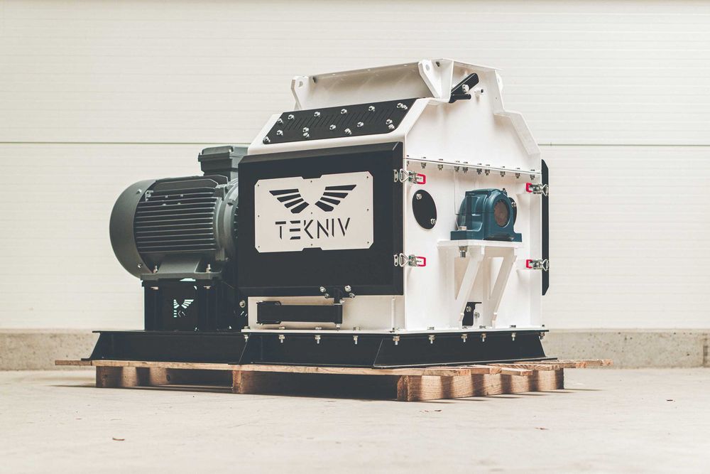 HMX55 - Młyn bijakowy 45 55 75 90 kW - TEKNIV - Przemysłowy Młyn Śrutownik