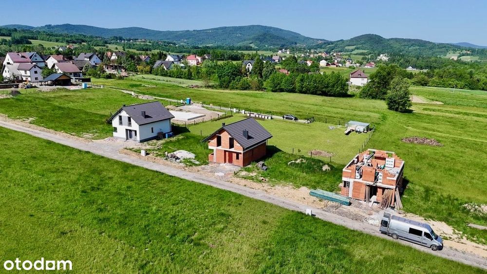 Dom na widokowej działce stan surowy/deweloperski/pompa ciepła ZASAŃ