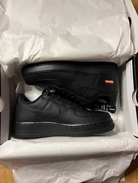 Nike Air Force 1 Low Supreme Black R.41