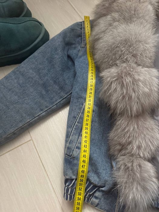Стильна куртка для дівчат ,  мода тренд , розмір М-Л , Джинс, Ugg 39р