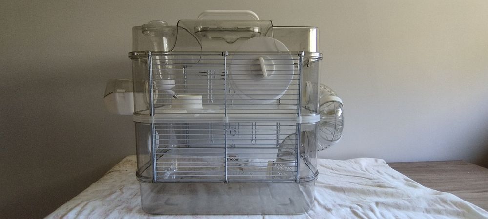 Gaiola Zolux Rody 3 Duo para Hamster/Roedores (Com Caixa e Acessórios)
