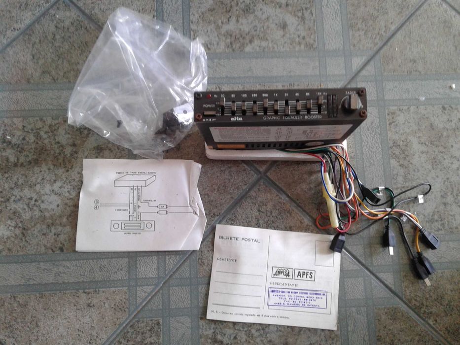 Equalizador VINTAGE, NOVO!