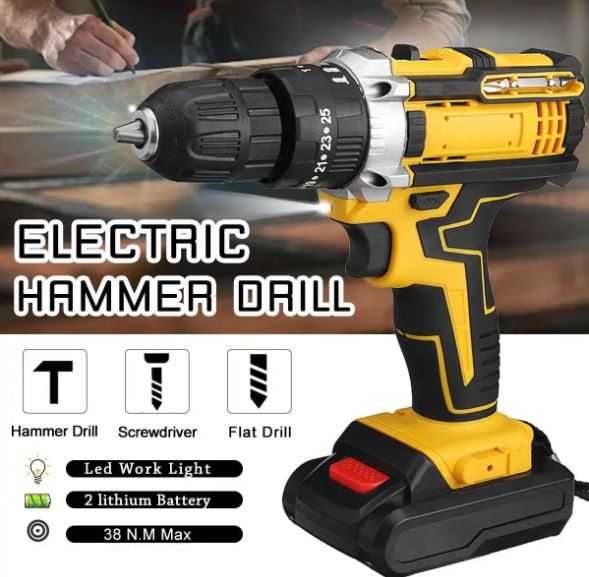 Aparafusadora Gisam com 2 Baterias e caixa [ Novo - Selado ]