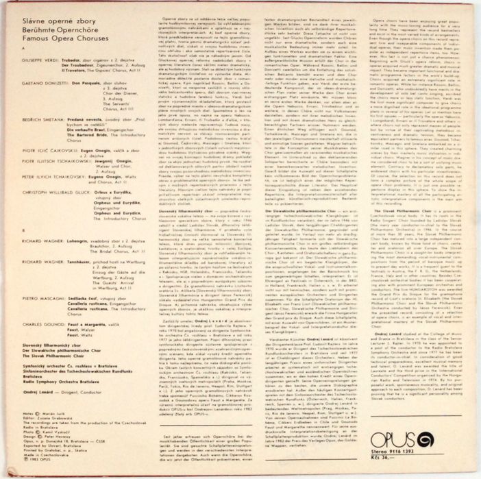 Famous Opera Choruses (Opus)