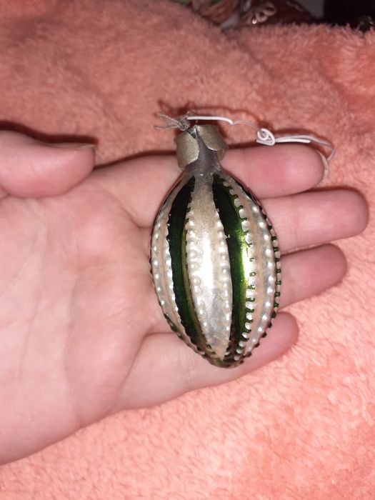 Винтажная ёлочная игрушка СССР фрукт ёлочные украшение