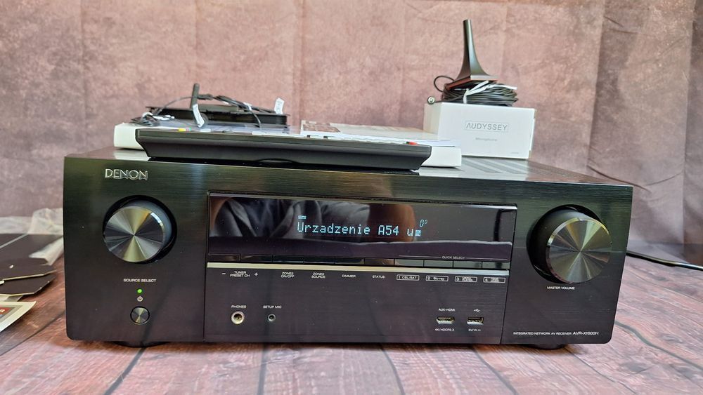 7.2 Denon AVR-X1600 Wi-Fi BT Heos 4K60p eARC DSD Spotify Atmos Vision