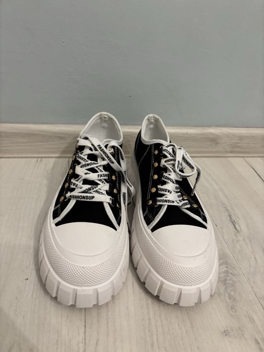 Nowe! Buty sneakersy na platformie trampki damskie 40
