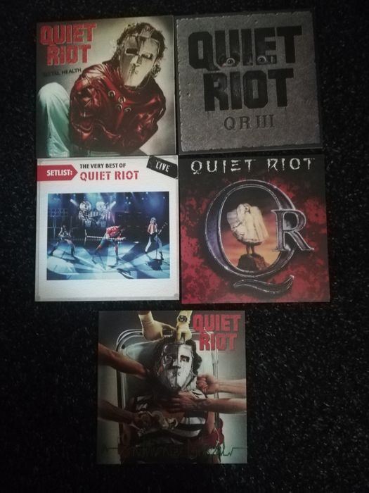 Quiet riot e dio cds, exodus, cada 25 €