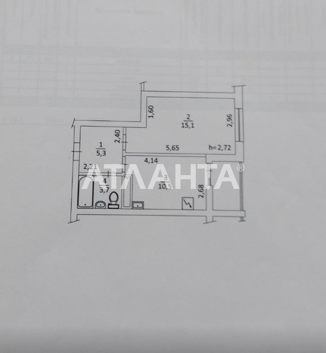 Однокімнатна квартира Оболонь ЖК Бережанский