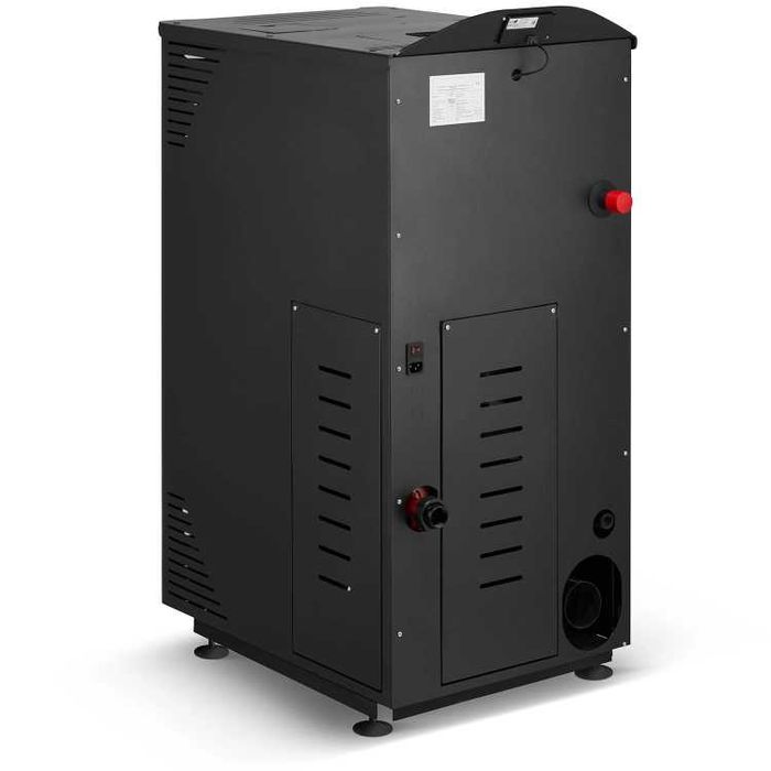 Piec kominek kocioł z płaszczem wodnym na pellet TOBY 15 kW Czarny A++
