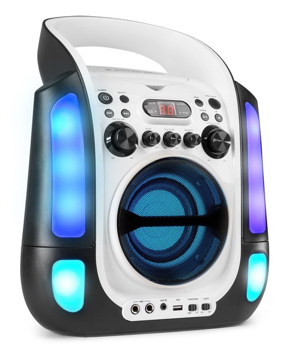 Zestaw do karaoke dla Dzieci Odtwarzacz CD USB Bluetooth + Mikrofony 2sztuki