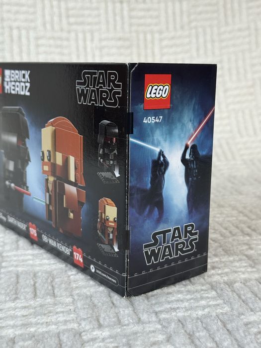 Zestaw LEGO Star Wars BrickHeadz 40547 - Obi-Wan Kenobi vs Darth Vader