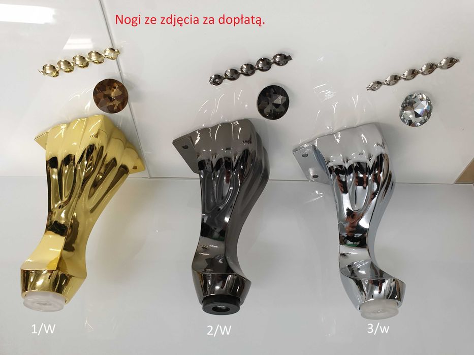 PRODUCENT !!! Narożnik pikowany glamour na wymiar NR.8/2024 L