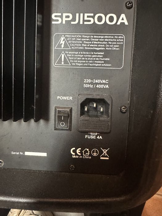 Coluna de som ativa Skytec SPJ 1500 A (15”)