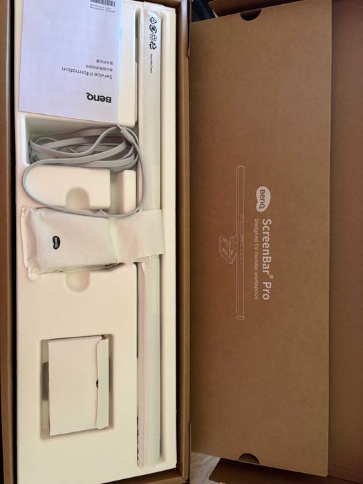 BenQ ScreenBar Pro Monitor Light Prateada