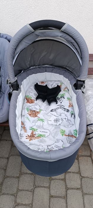 Wózek 3w1 BabyDesign z akcesoriami + fotelik Maxi Cosi