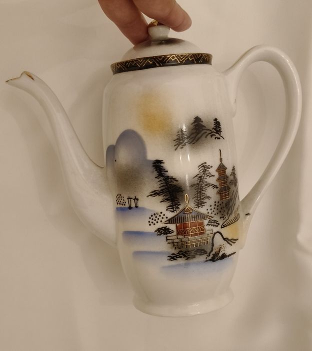 Serviço de café japonês vintage