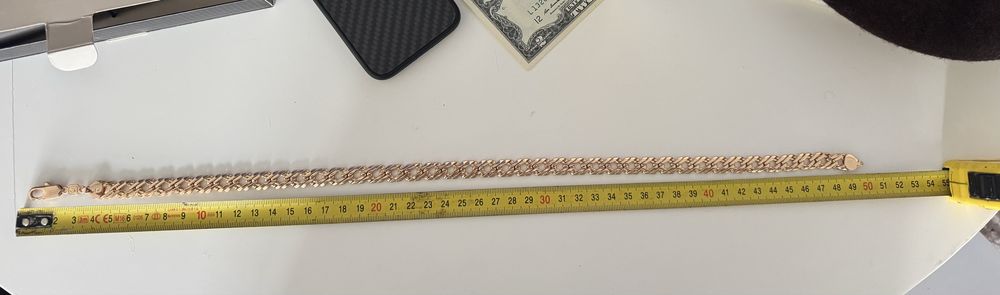 Цепочка цепь ланцюжок Xuping мужская  Ксюпинг  под золото 50 см