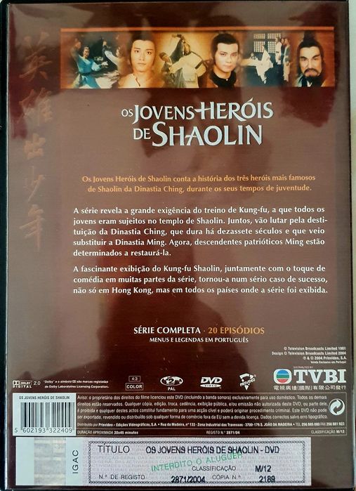 Os jovens heróis de Shaolin