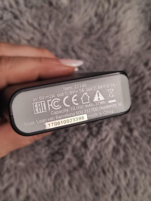 Powerbank Trust 10.000 mAh