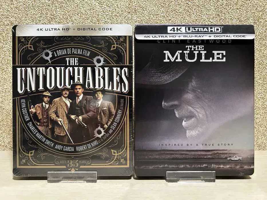 Steelbook 4K UltraHD Blu-ray Лицо со шрамом/Славные парни/Изо всех сил