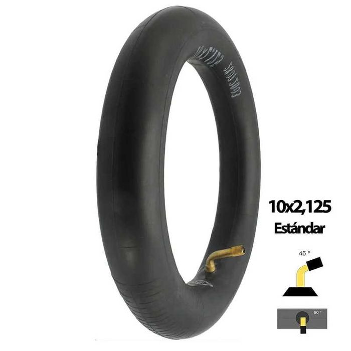 Câmara de Ar 10×2.125 Válvula 90ºX45º [Padrão] Trotinete Elétrica