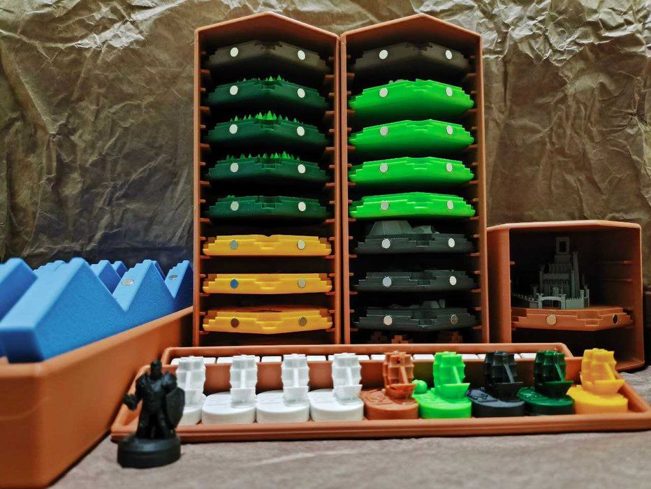 Колонізатори (Catan) — магнітний набір гексів + фішки гравців