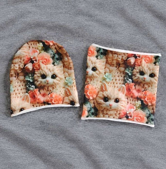 Czapka komin jesień 3+
