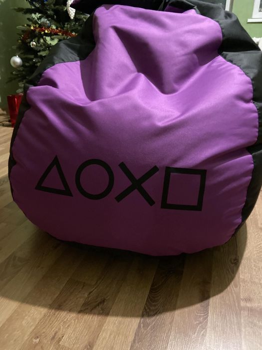 Безкаркасне крісло мішок PS5 + подушка