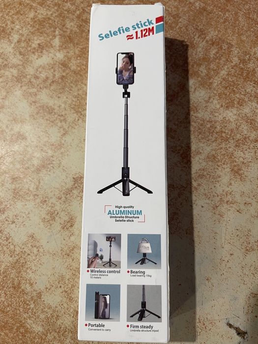 Selfie Stick Statyw P90 112CM