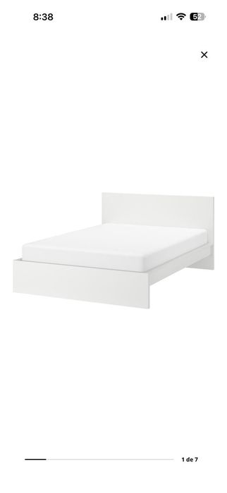 Cama 140x200 com Colchão