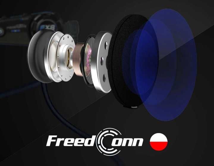 INTERKOM MOTOCYKLOWY KY-PRO dla 6 OSÓB bluetooth kask język polski PL