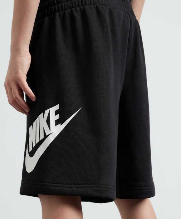 KRÓTKIE spodenki NIKE MĘSKIE CZARNE bawełniane |Rozmiar.M|