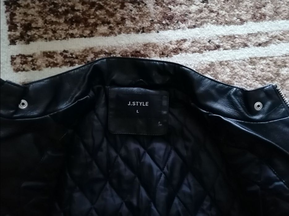 Kurtka męska bomber ekoskóra J.Style rozmiar L