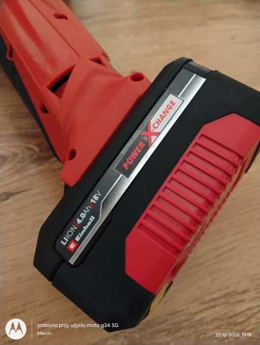 Szlifierka kątowa Einhell 18V