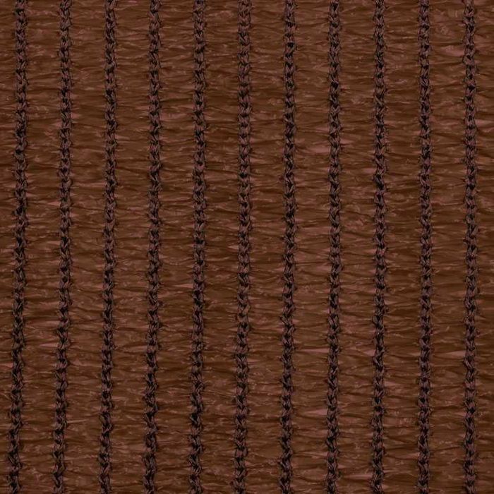 Rede em malha de sombra castanha ocultação de 90%