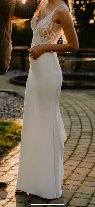 Suknia ślubna rybka 36