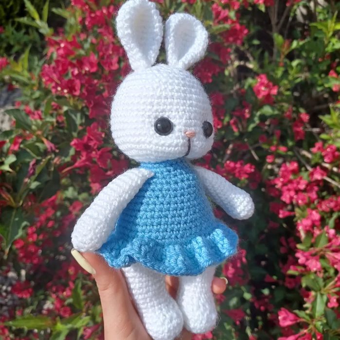 Króliczek na szydełku handmade