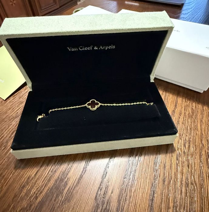 Van Cleef браслет золотр/срібло