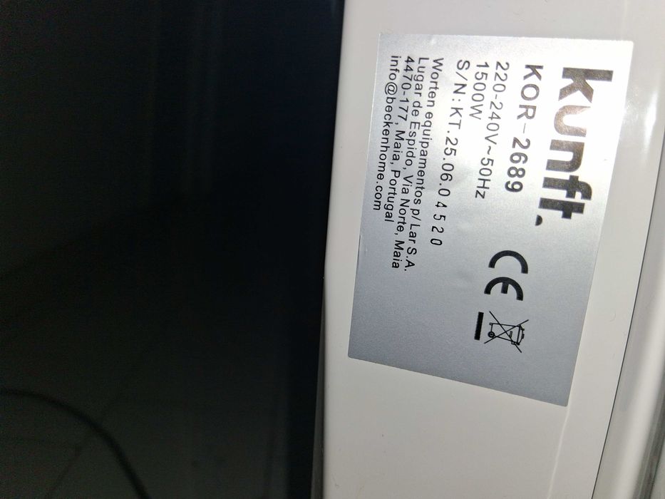 Aquecedor a Óleo KUNFT (1500 W - Branco)