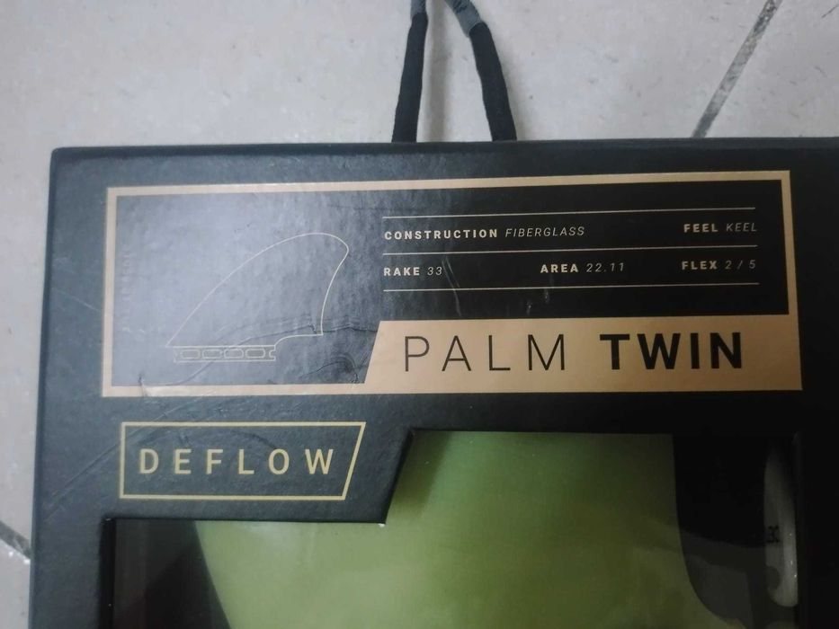 Quilhas Prancha surf - DEFLOW - Palm Twin