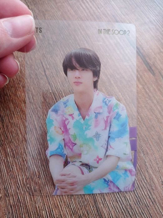 BTS Jin photocard clear In The Soop 2