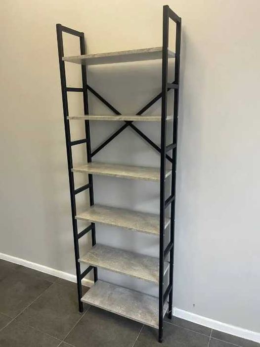 Стелаж металевий металический стеллаж етажерка полиця для книг Акція