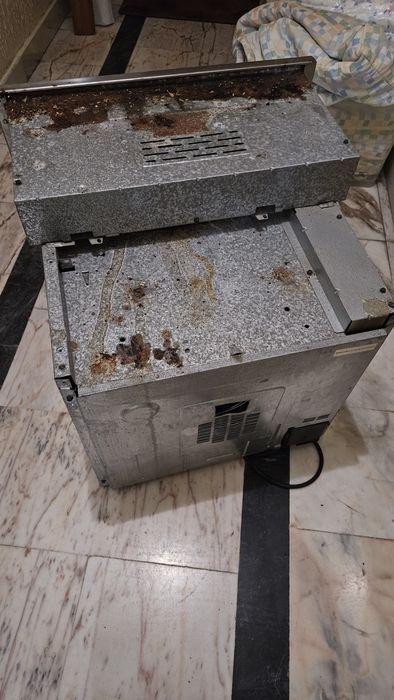 Forno usado em funcionamento