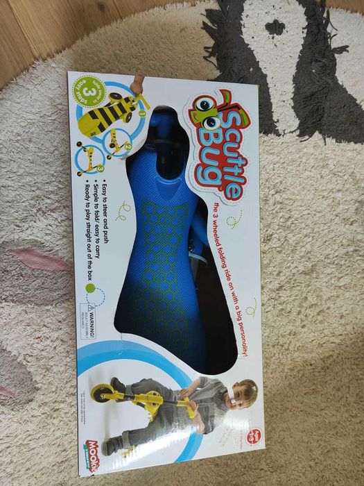 Nowy! Jeździk Scuttle Bug- kolor niebieski! Nieodpakowany!