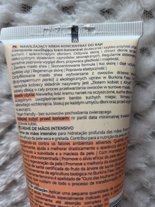 Nawilżający krem-koncentrat do rąk