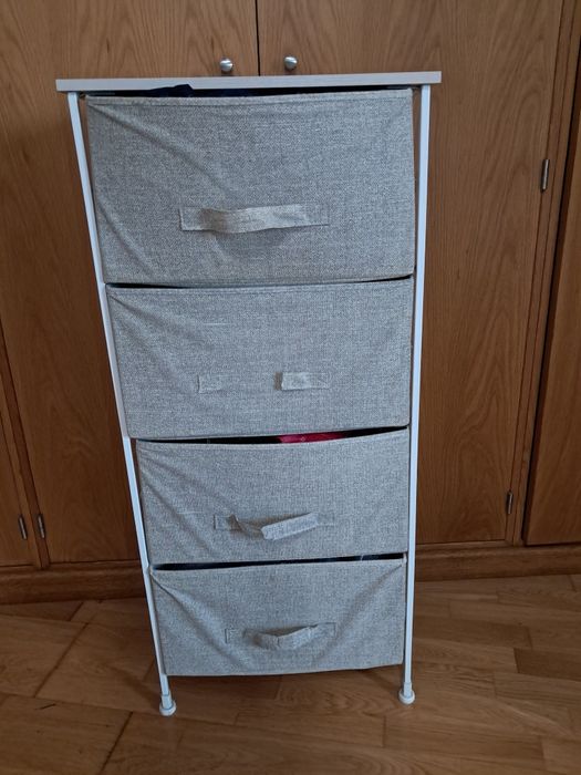 Organizador de Cômoda tecido de linho de aço