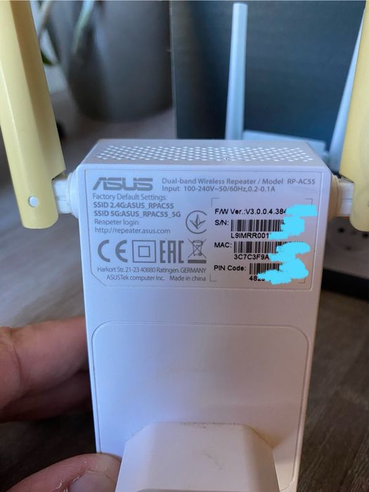 Repetidor de sinal Asus AC1200 Dual Band RP - AC55
